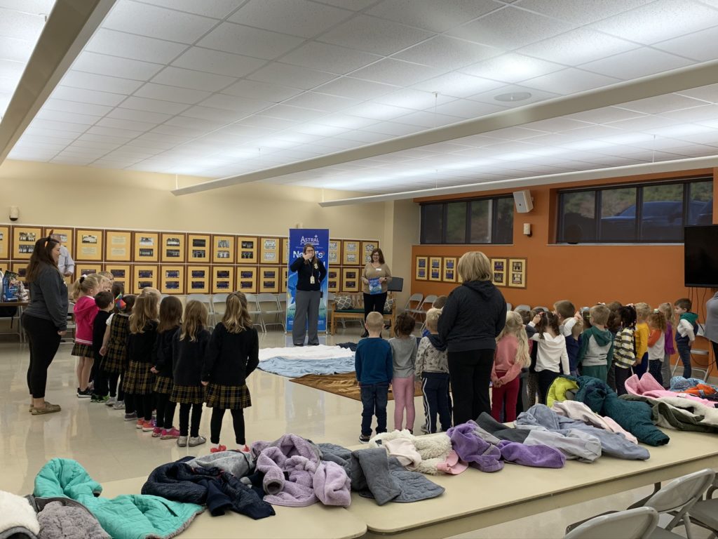 Preparing to read to a group of students